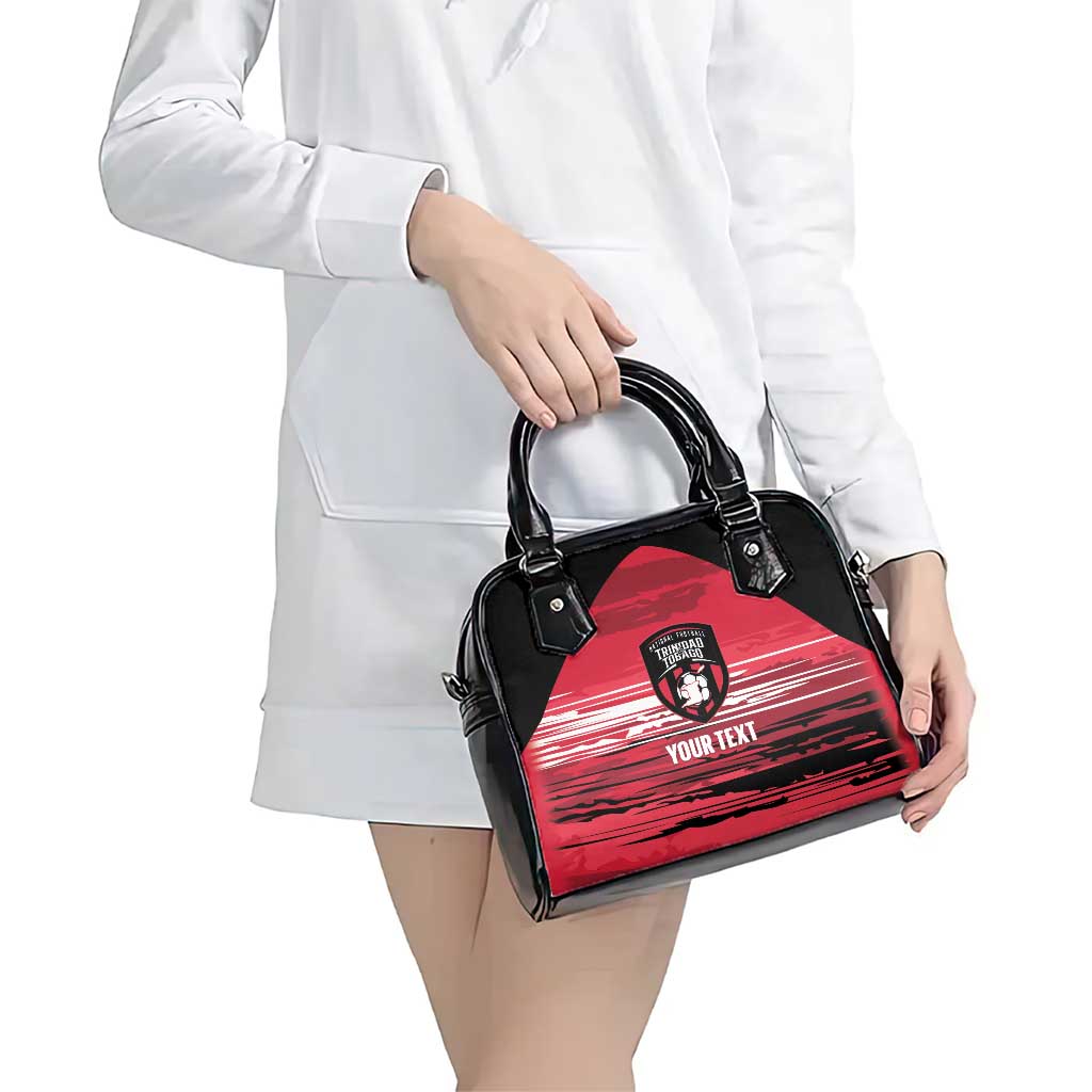 Custom Trinidad and Tobago Football Shoulder Handbag 2025 Grunge Version LT14