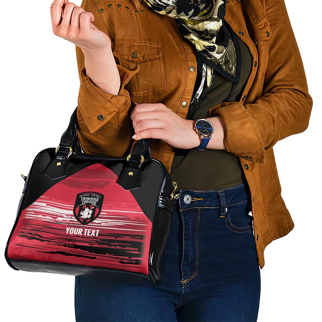 Custom Trinidad and Tobago Football Shoulder Handbag 2025 Grunge Version LT14