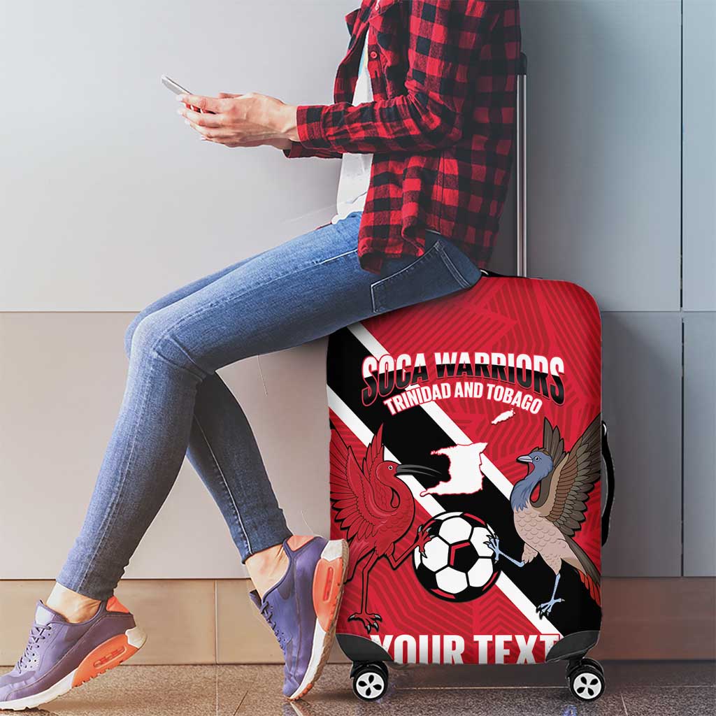 Custom Trinidad and Tobago Football Luggage Cover Come On Soca Warriors LT14