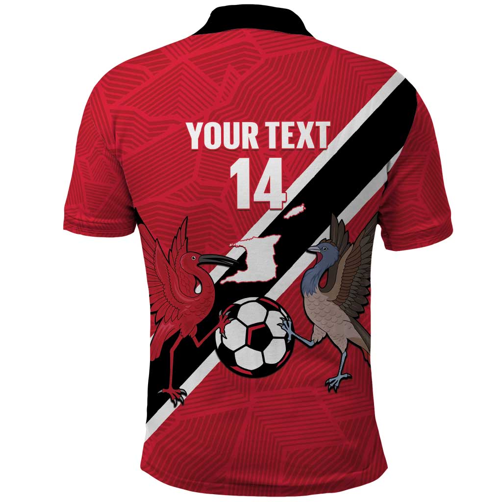 Custom Trinidad and Tobago Football Polo Shirt Come On Soca Warriors LT14