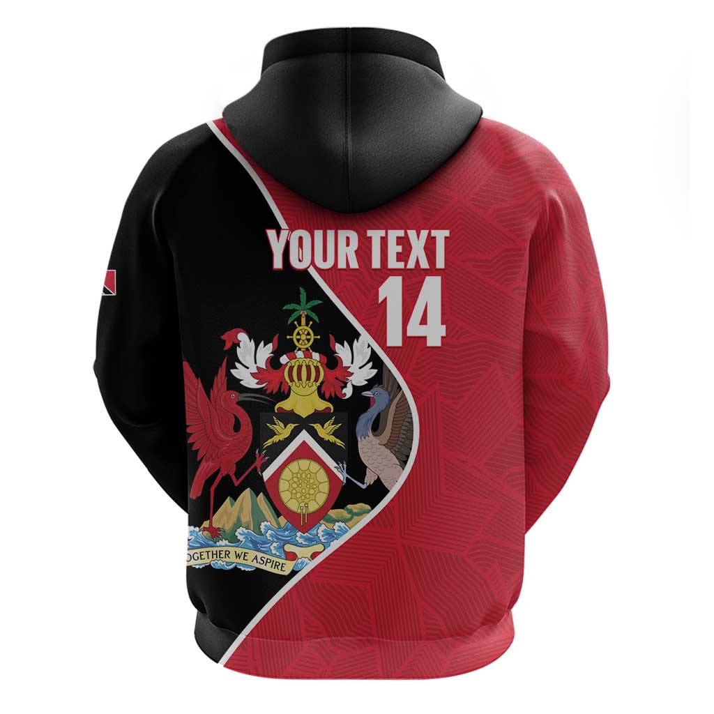 Custom Trinidad and Tobago Football Hoodie 2025 Go Champions LT14