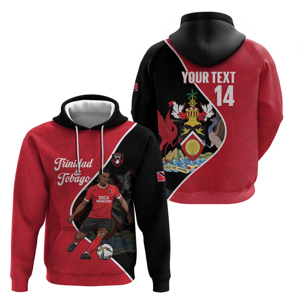 Custom Trinidad and Tobago Football Hoodie 2025 Go Champions LT14
