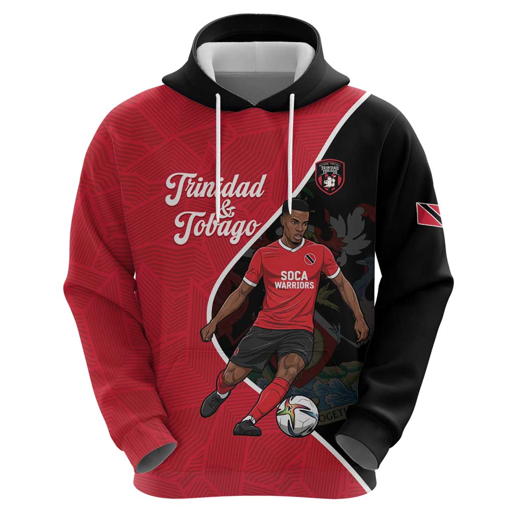 Custom Trinidad and Tobago Football Hoodie 2025 Go Champions LT14