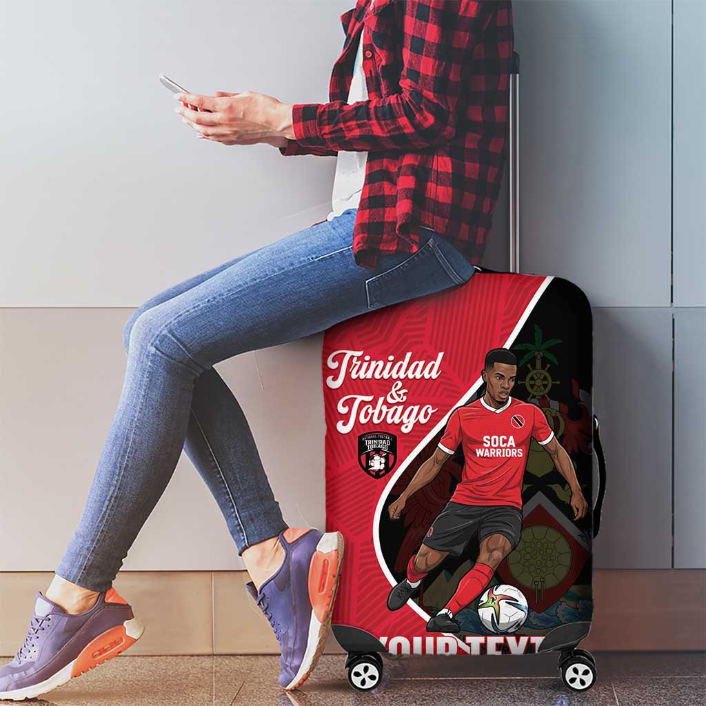 Custom Trinidad and Tobago Football Luggage Cover 2025 Go Champions LT14