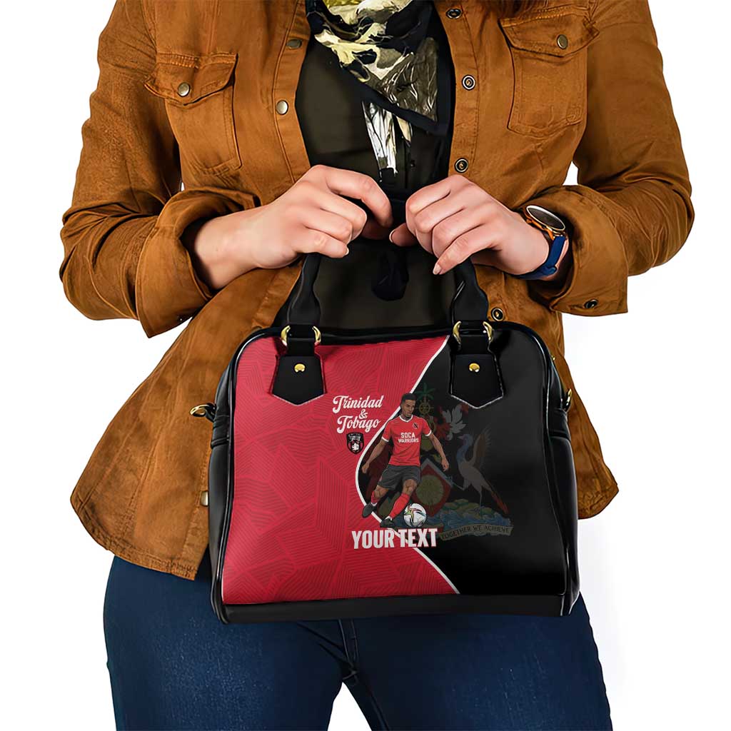 Custom Trinidad and Tobago Football Shoulder Handbag 2025 Go Champions LT14