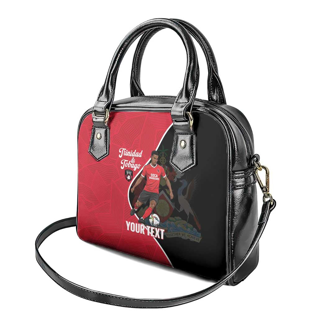 Custom Trinidad and Tobago Football Shoulder Handbag 2025 Go Champions LT14