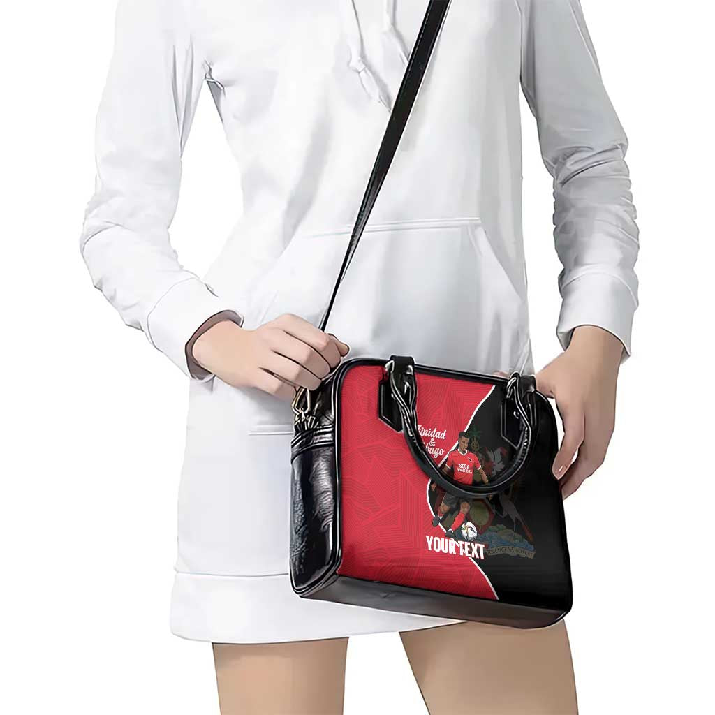 Custom Trinidad and Tobago Football Shoulder Handbag 2025 Go Champions LT14