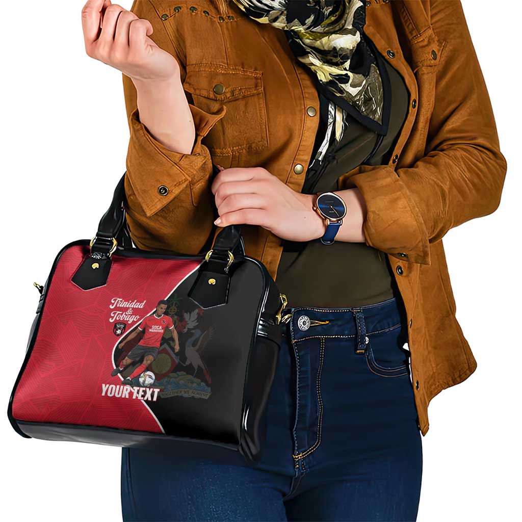 Custom Trinidad and Tobago Football Shoulder Handbag 2025 Go Champions LT14