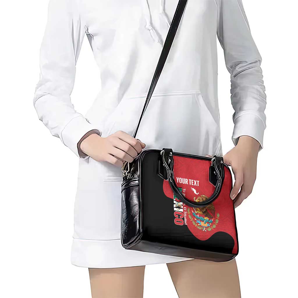 Custom Mexico Football Shoulder Handbag Tu Puedes El Tricolor Red LT14
