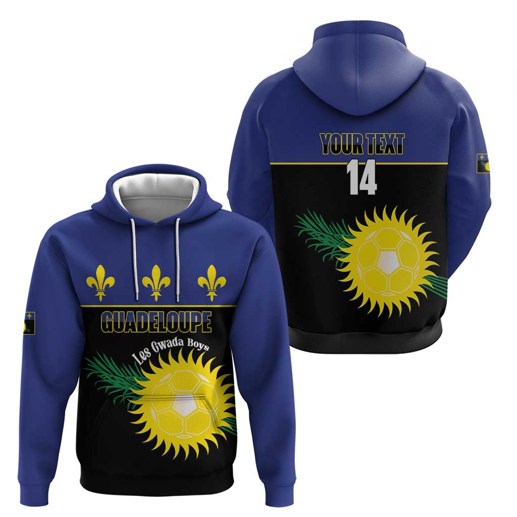 Custom Guadeloupe Football Hoodie Allez Gwada Boys LT14