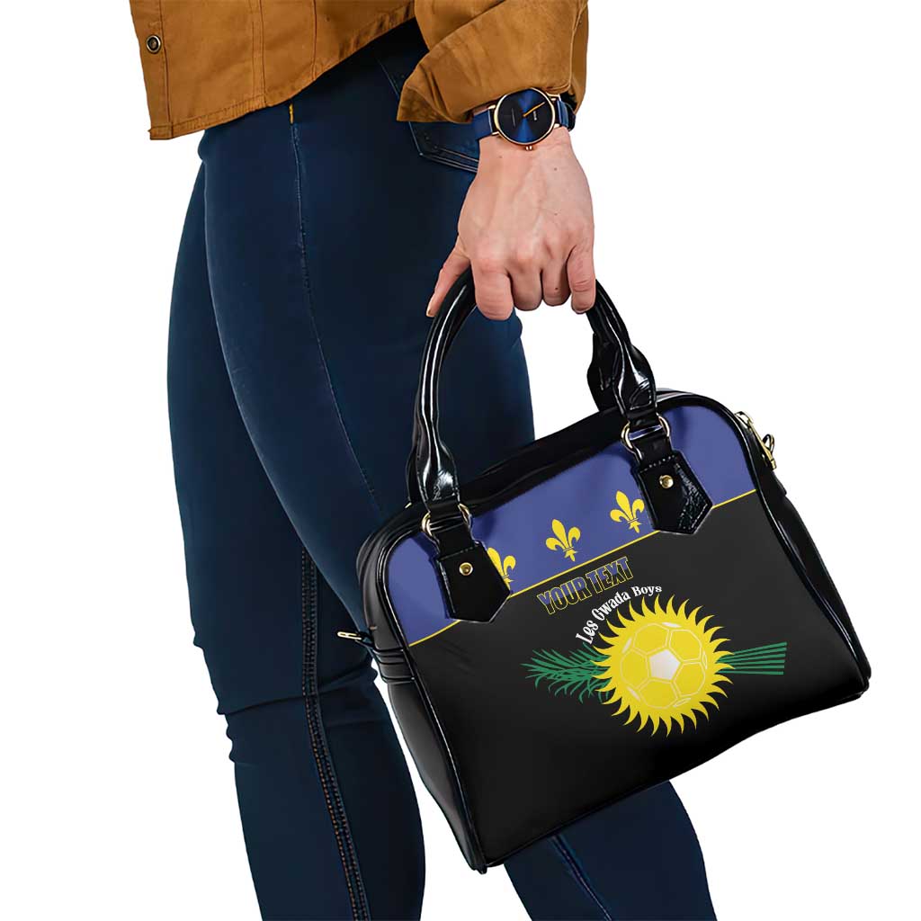 Custom Guadeloupe Football Shoulder Handbag Allez Gwada Boys LT14