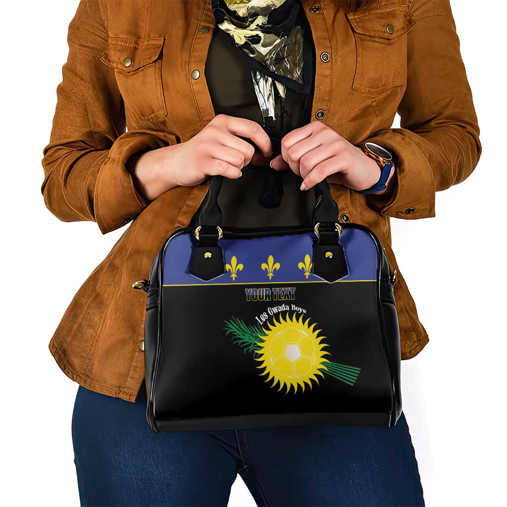 Custom Guadeloupe Football Shoulder Handbag Allez Gwada Boys LT14