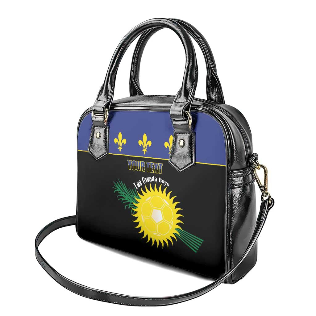 Custom Guadeloupe Football Shoulder Handbag Allez Gwada Boys LT14