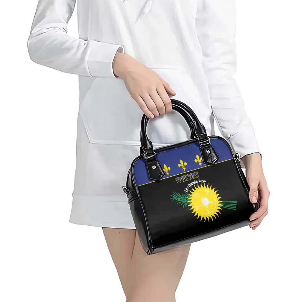 Custom Guadeloupe Football Shoulder Handbag Allez Gwada Boys LT14