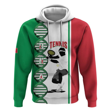 Personalised Italy Tennis Hoodie Its In My DNA LT14