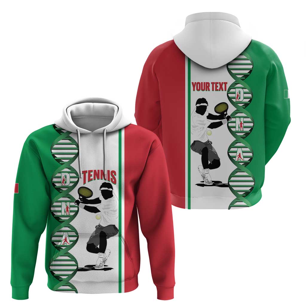 Personalised Italy Tennis Hoodie Its In My DNA LT14