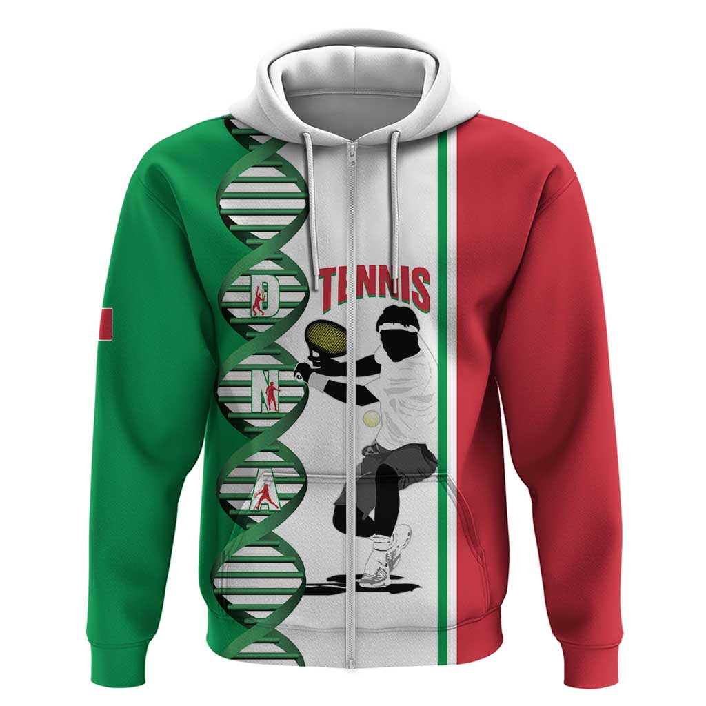 Personalised Italy Tennis Hoodie Its In My DNA LT14