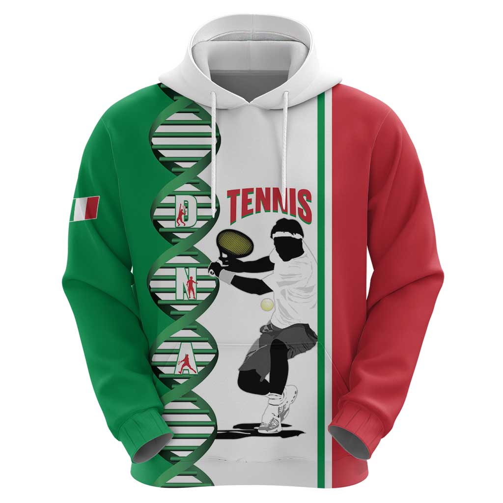 Personalised Italy Tennis Hoodie Its In My DNA LT14