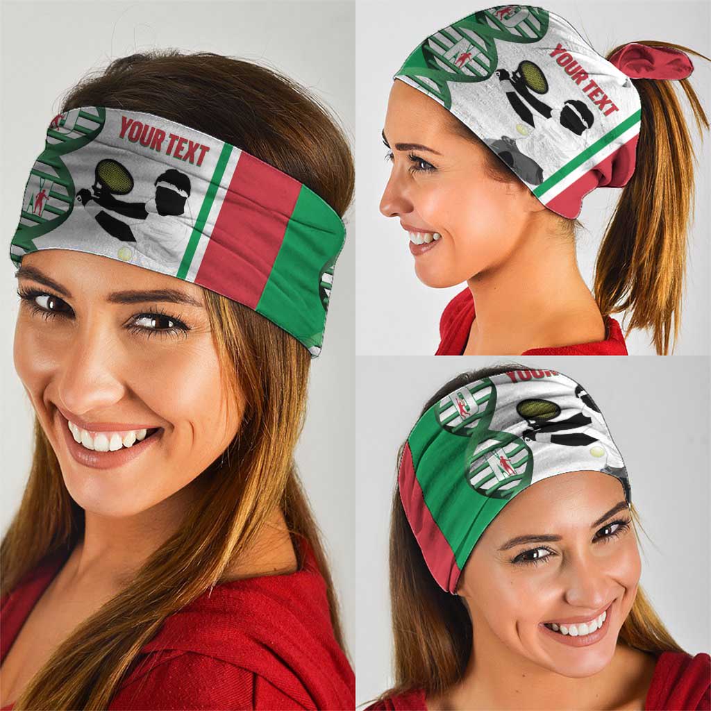 Personalised Italy Tennis Neck Gaiter Its In My DNA LT14