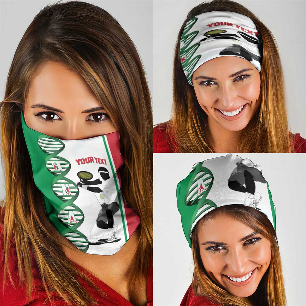 Personalised Italy Tennis Neck Gaiter Its In My DNA LT14