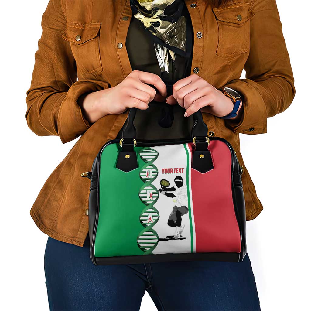 Personalised Italy Tennis Shoulder Handbag Its In My DNA LT14