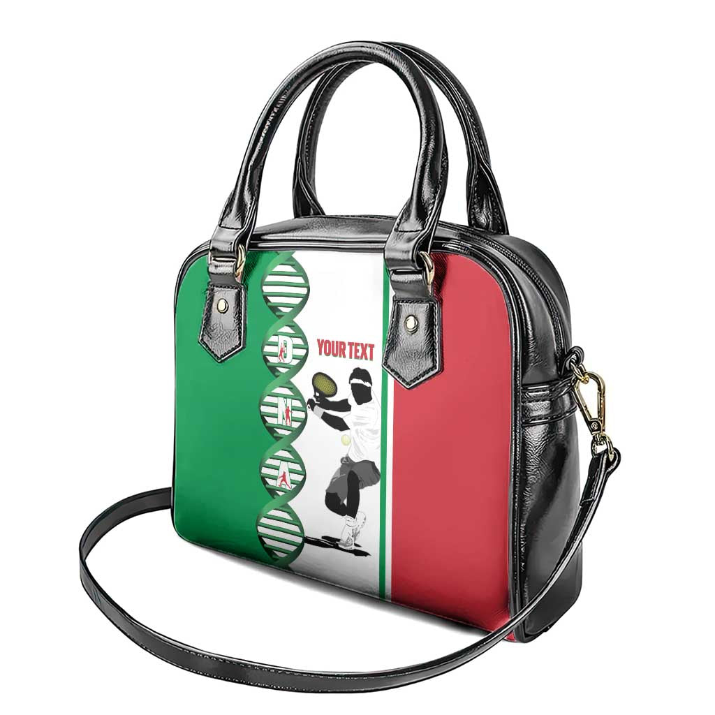 Personalised Italy Tennis Shoulder Handbag Its In My DNA LT14