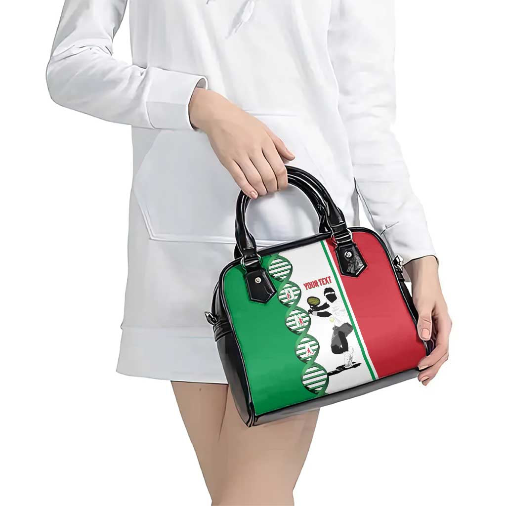 Personalised Italy Tennis Shoulder Handbag Its In My DNA LT14