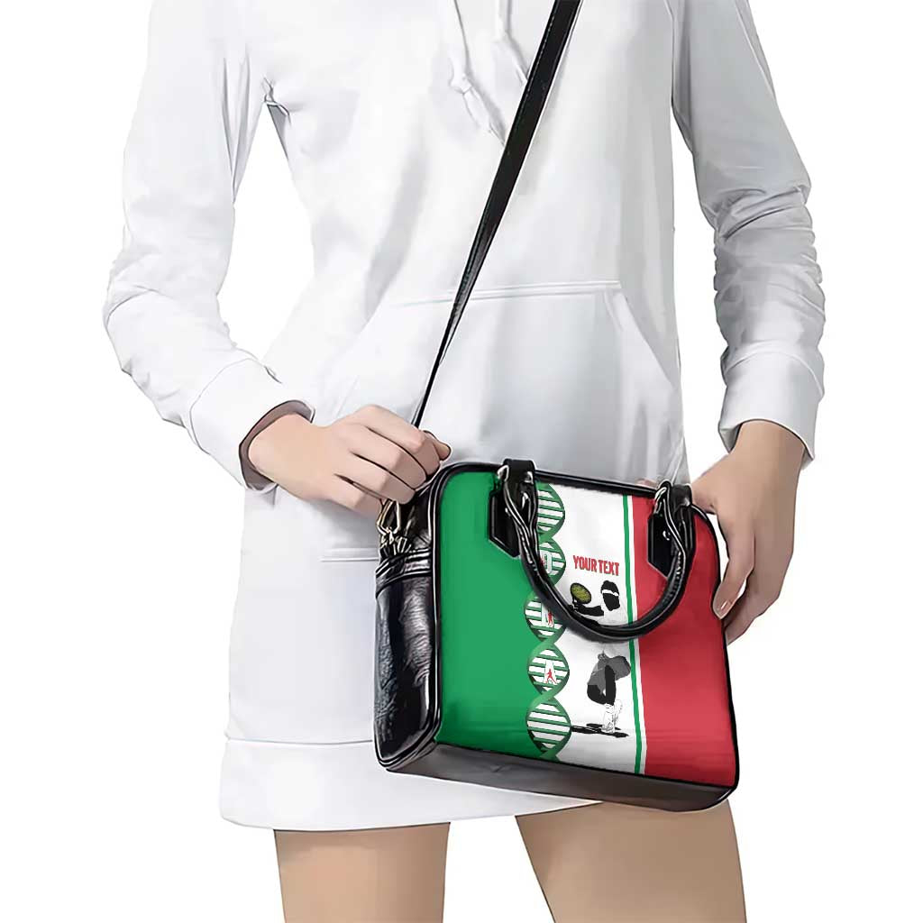 Personalised Italy Tennis Shoulder Handbag Its In My DNA LT14