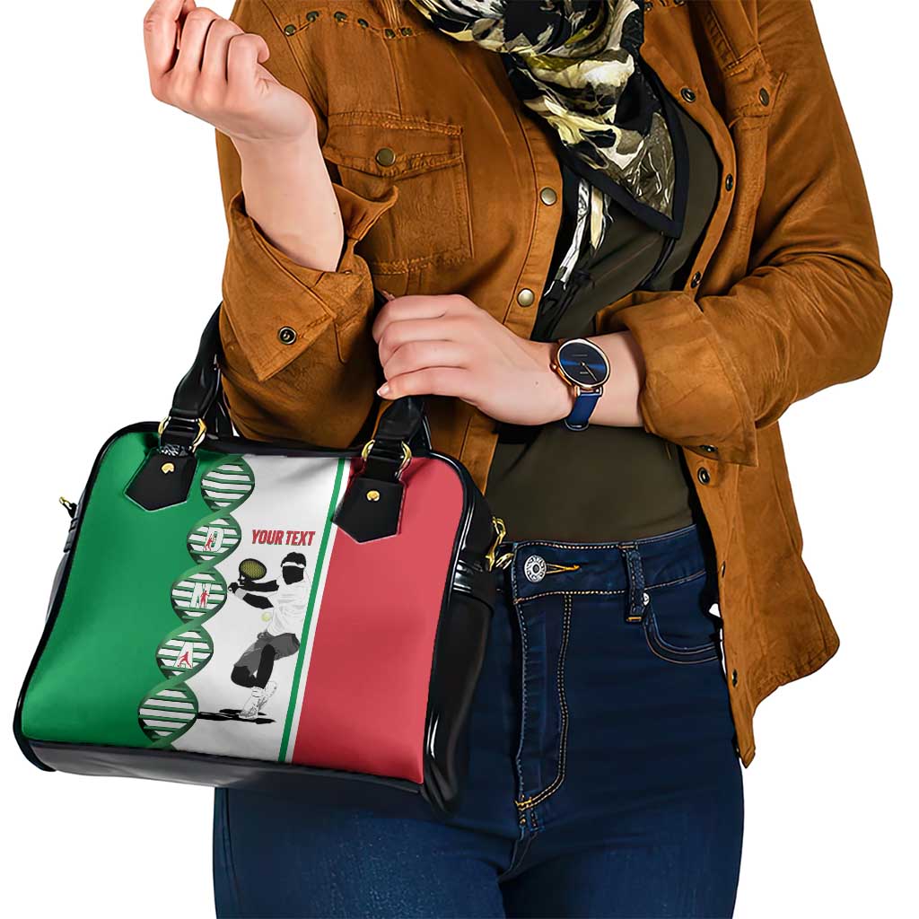 Personalised Italy Tennis Shoulder Handbag Its In My DNA LT14