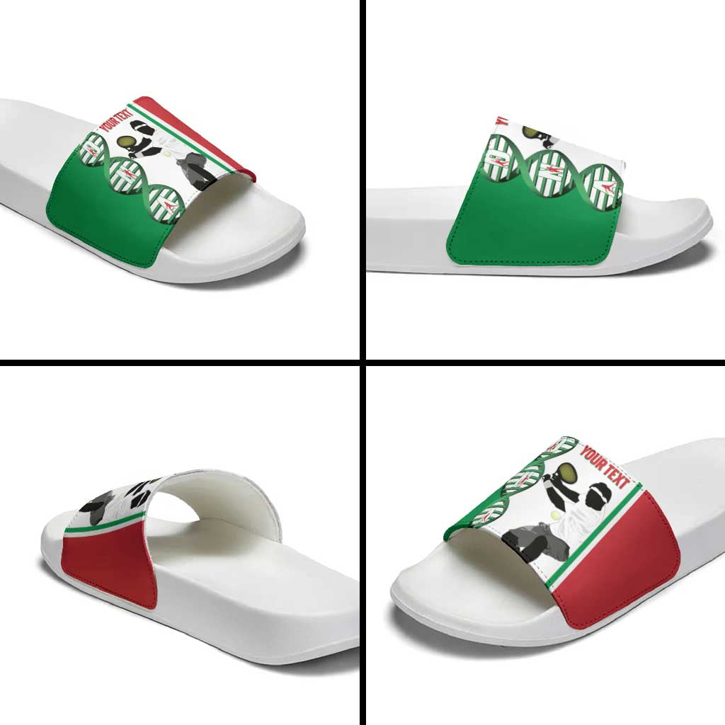 Personalised Italy Tennis Slide Sandals Its In My DNA LT14