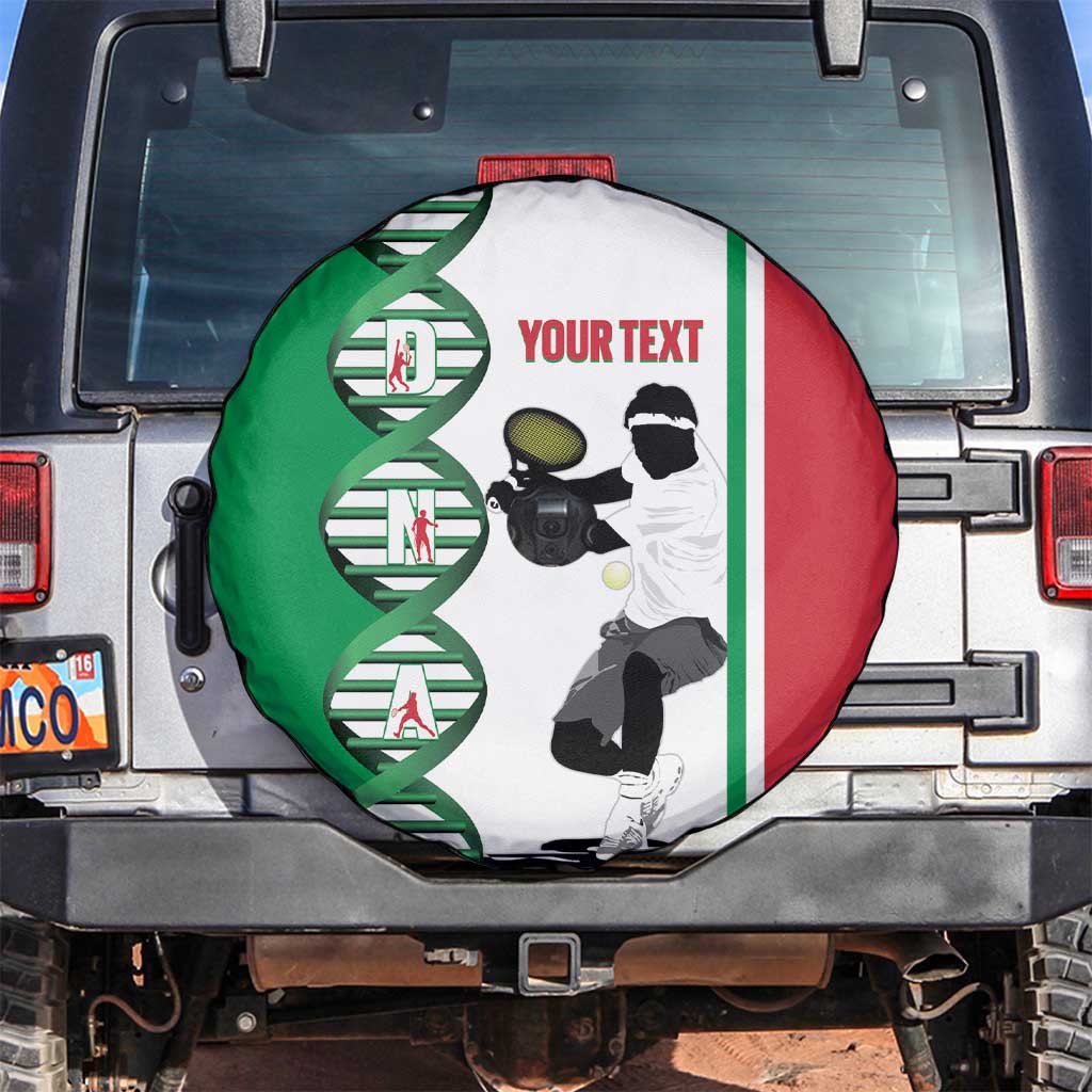 Personalised Italy Tennis Spare Tire Cover Its In My DNA LT14
