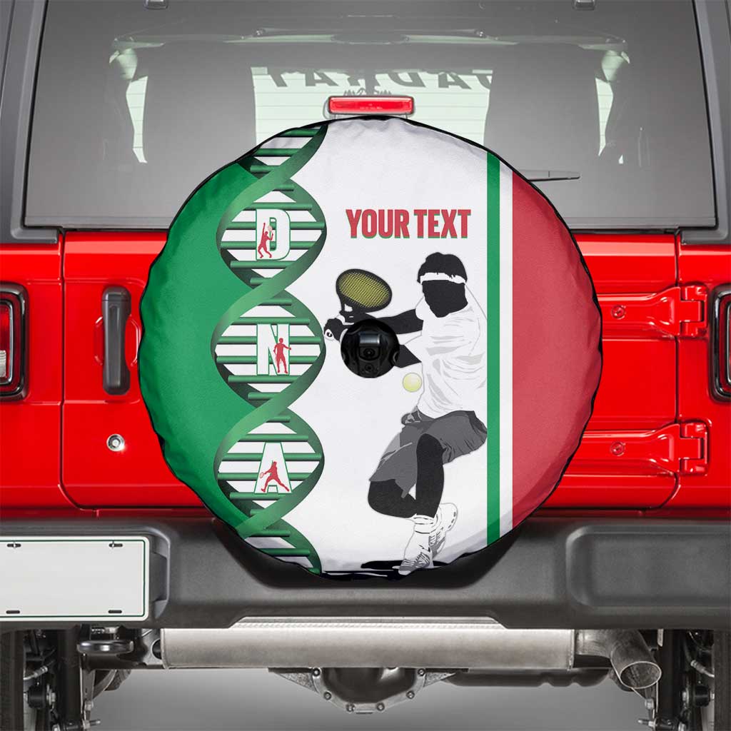 Personalised Italy Tennis Spare Tire Cover Its In My DNA LT14