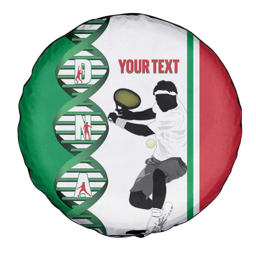 Personalised Italy Tennis Spare Tire Cover Its In My DNA LT14