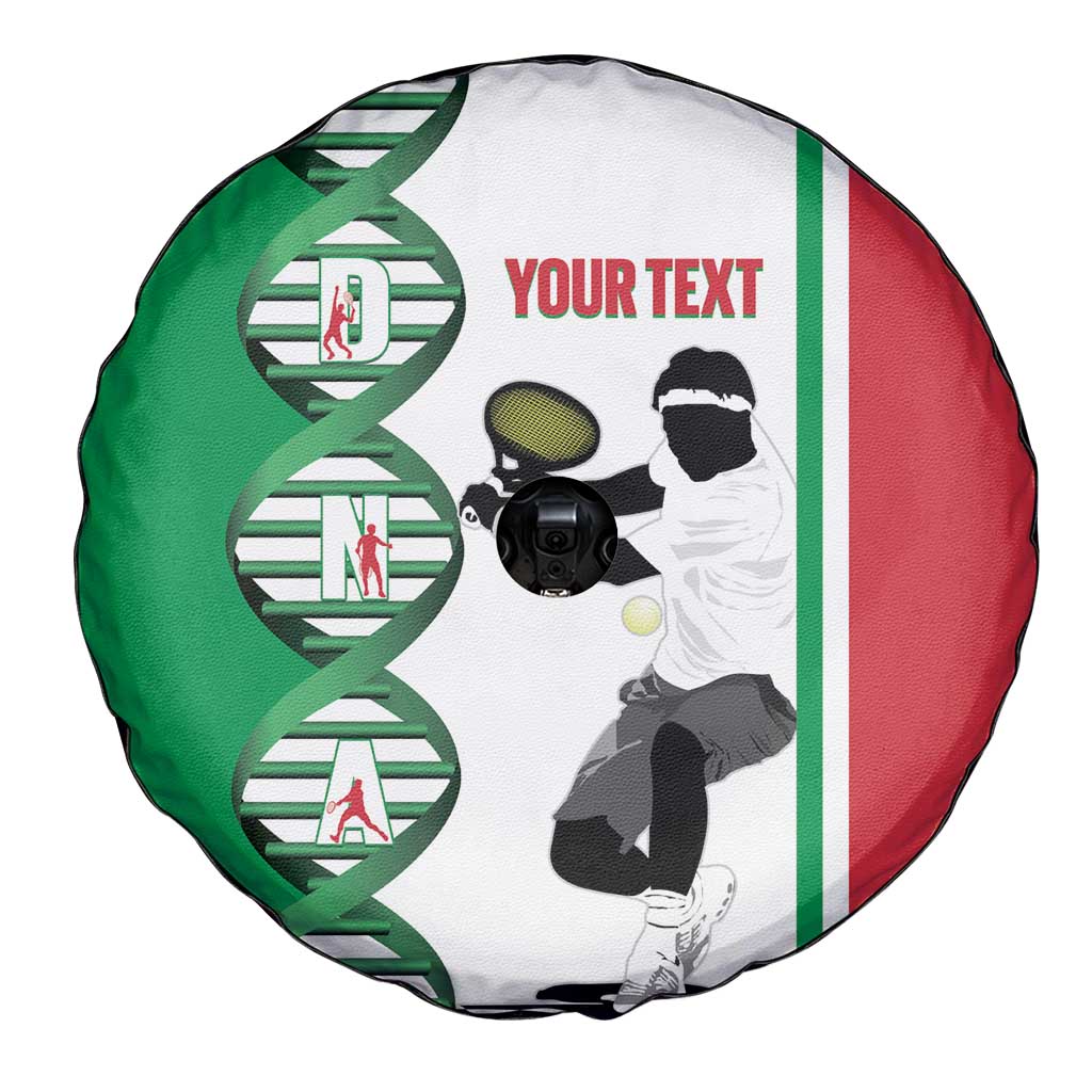 Personalised Italy Tennis Spare Tire Cover Its In My DNA LT14