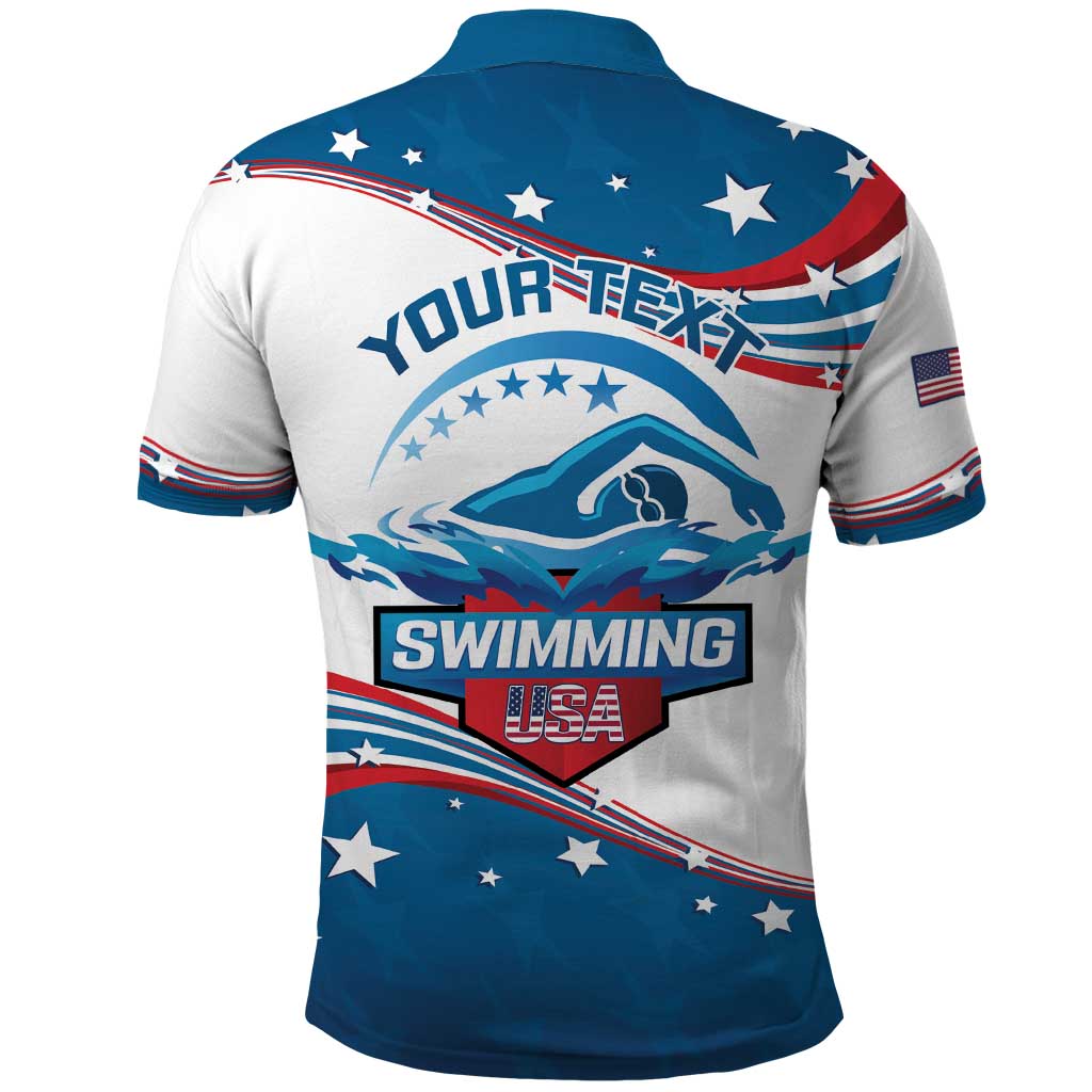Personalized USA Swimming Polo Shirt 2024 We Are The Champions LT14