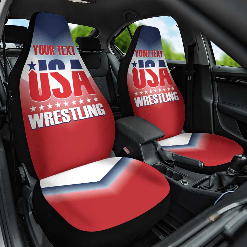 Custom USA Wrestling Car Seat Cover 2024 Sporty Style LT14