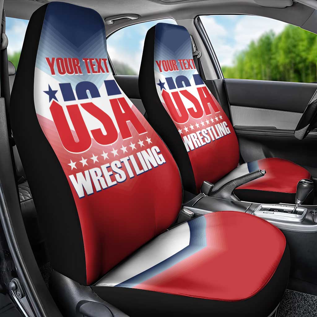Custom USA Wrestling Car Seat Cover 2024 Sporty Style LT14