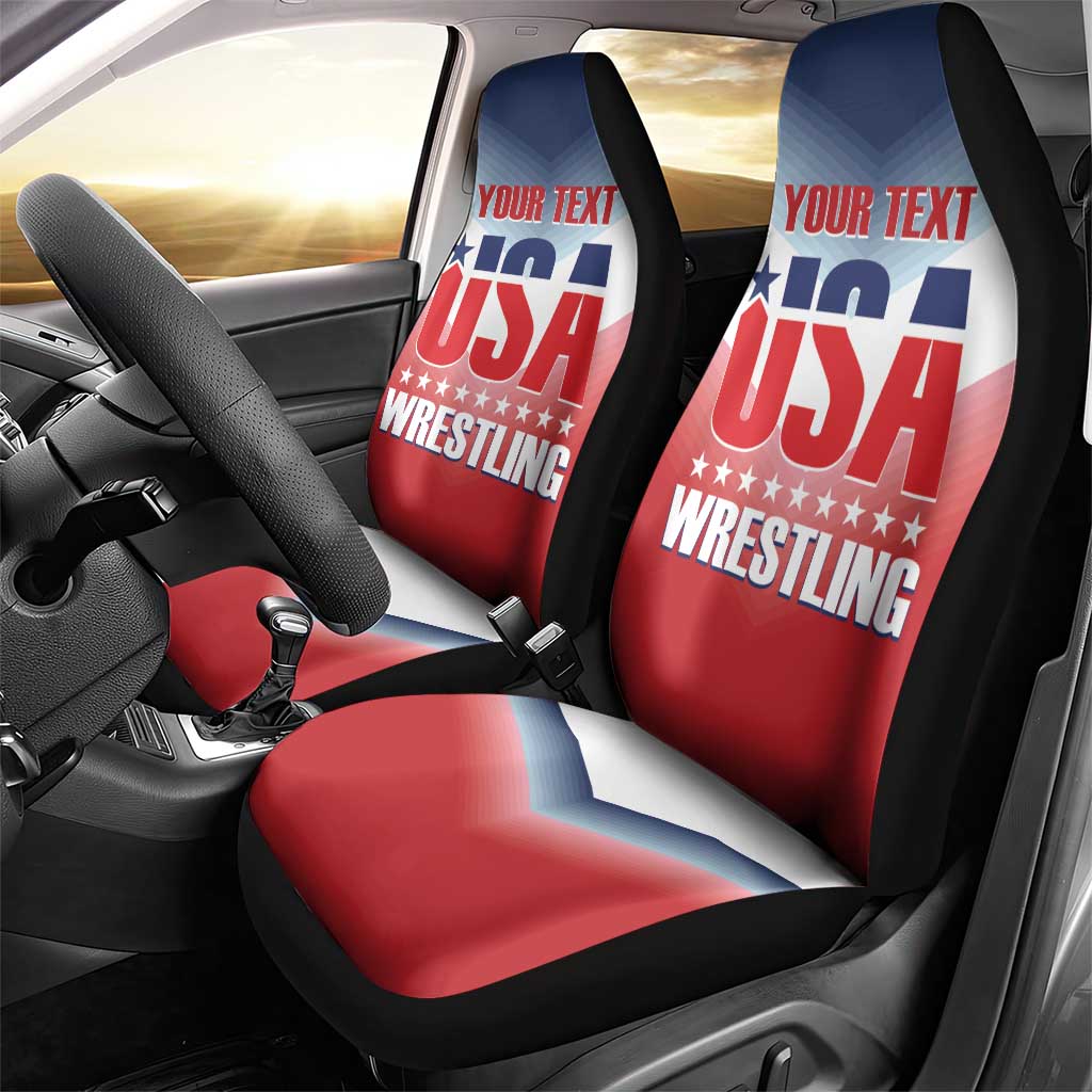 Custom USA Wrestling Car Seat Cover 2024 Sporty Style LT14