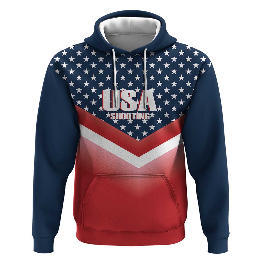Custom USA Shooting Hoodie 2024 Sporty Style LT14