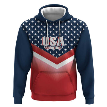 Custom USA Shooting Hoodie 2024 Sporty Style LT14