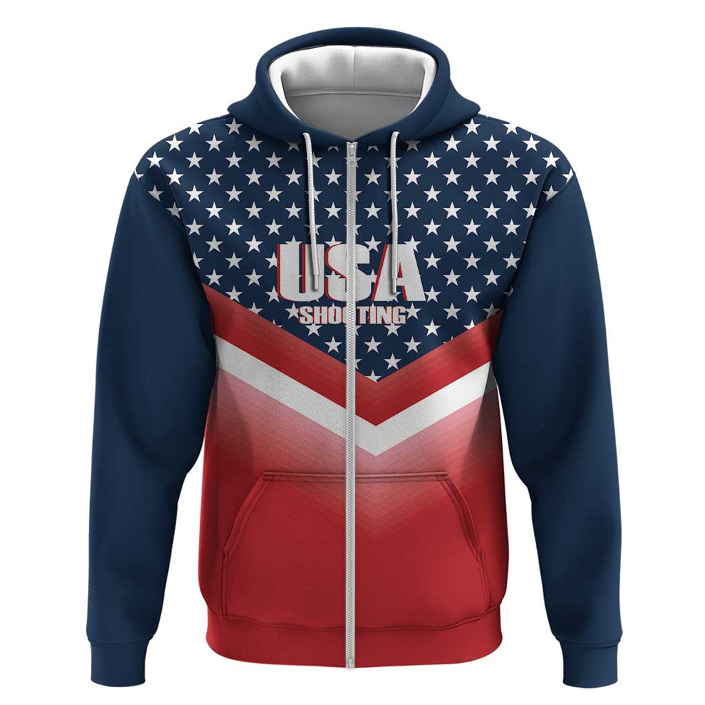 Custom USA Shooting Hoodie 2024 Sporty Style LT14