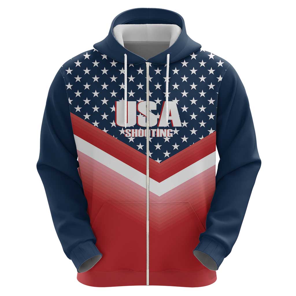Custom USA Shooting Hoodie 2024 Sporty Style LT14