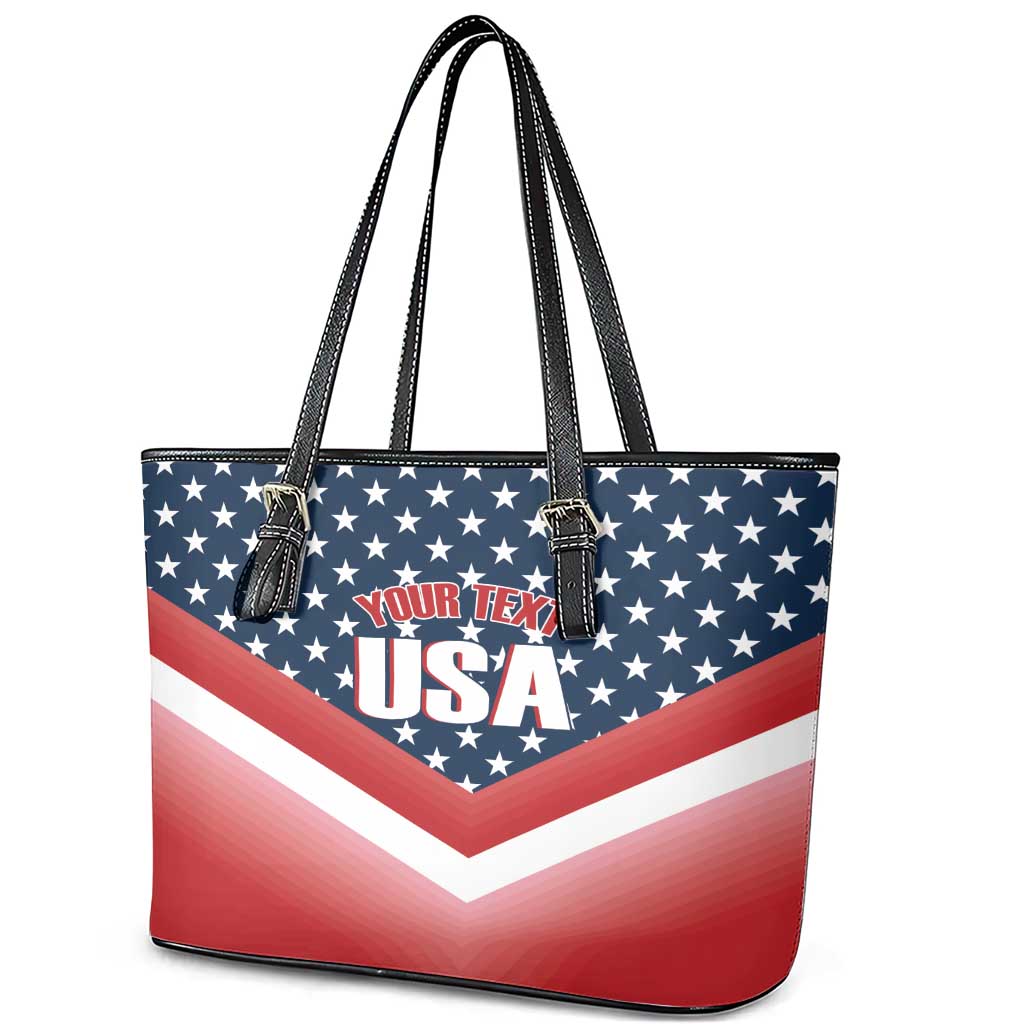 Custom USA Shooting Leather Tote Bag 2024 Sporty Style LT14