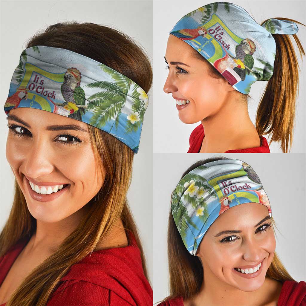 Guyana Christmas Neck Gaiter Macaw Red-fan Parrot Tropical Vibes LT14