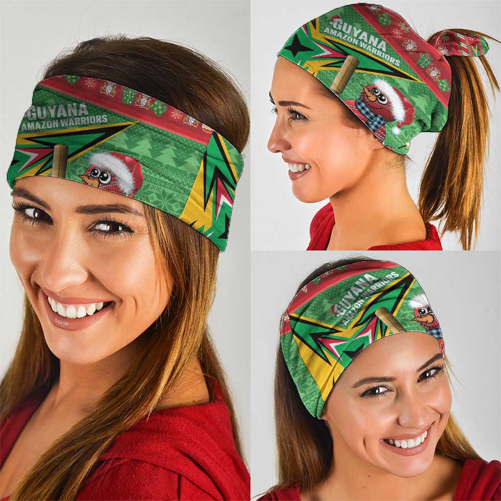 Guyana Cricket Christmas Neck Gaiter Amazon Warriors Merry Xmas LT14