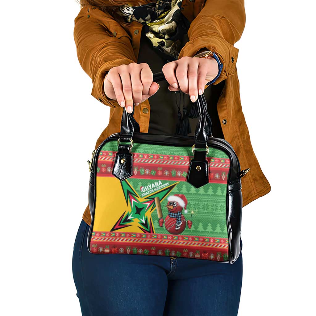 Guyana Cricket Christmas Shoulder Handbag Amazon Warriors Merry Xmas LT14
