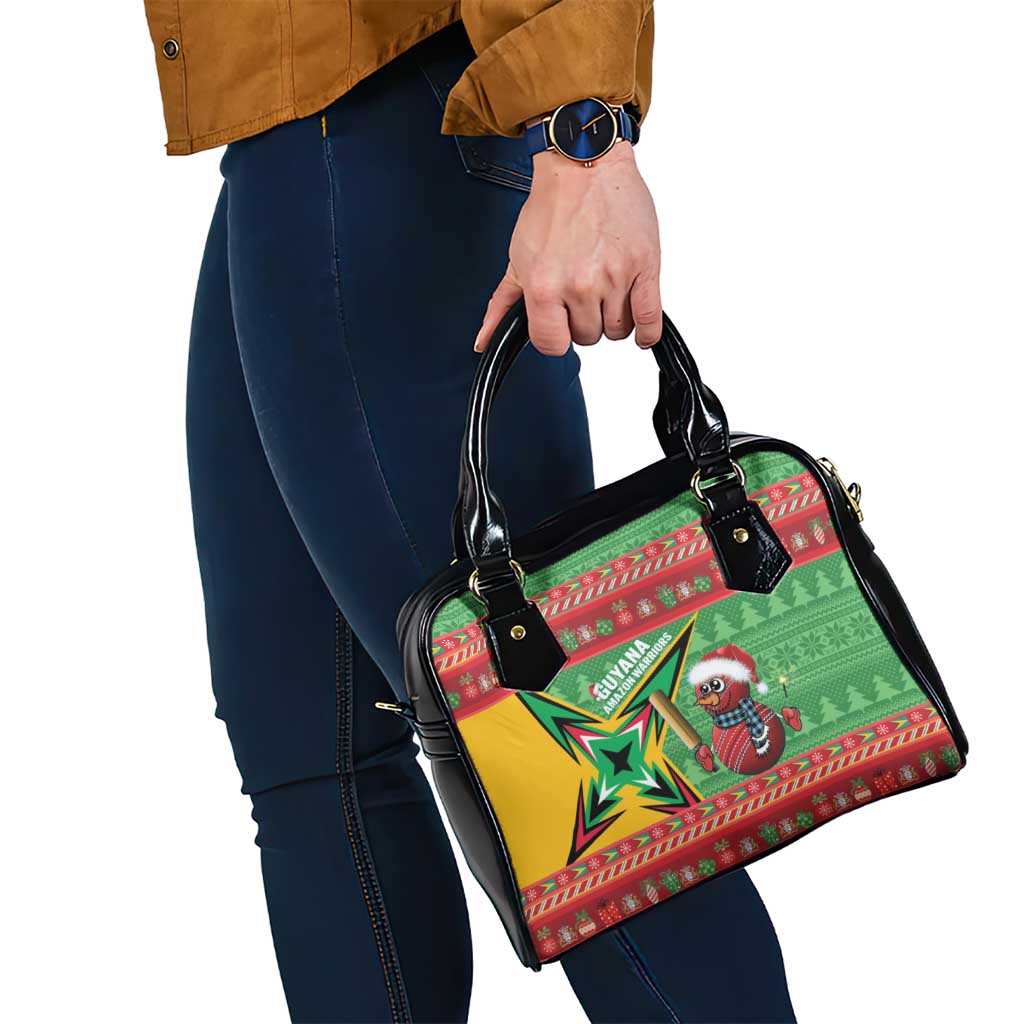 Guyana Cricket Christmas Shoulder Handbag Amazon Warriors Merry Xmas LT14
