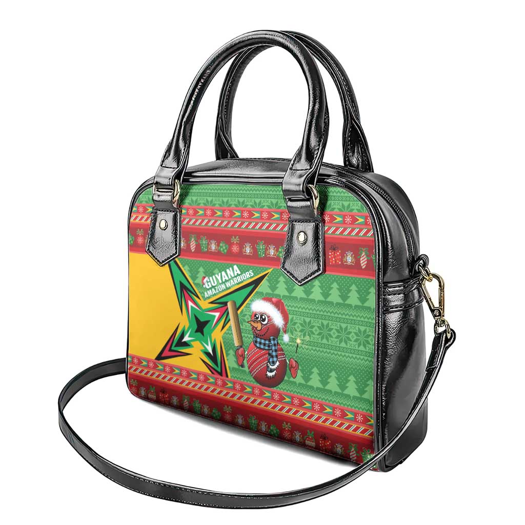 Guyana Cricket Christmas Shoulder Handbag Amazon Warriors Merry Xmas LT14