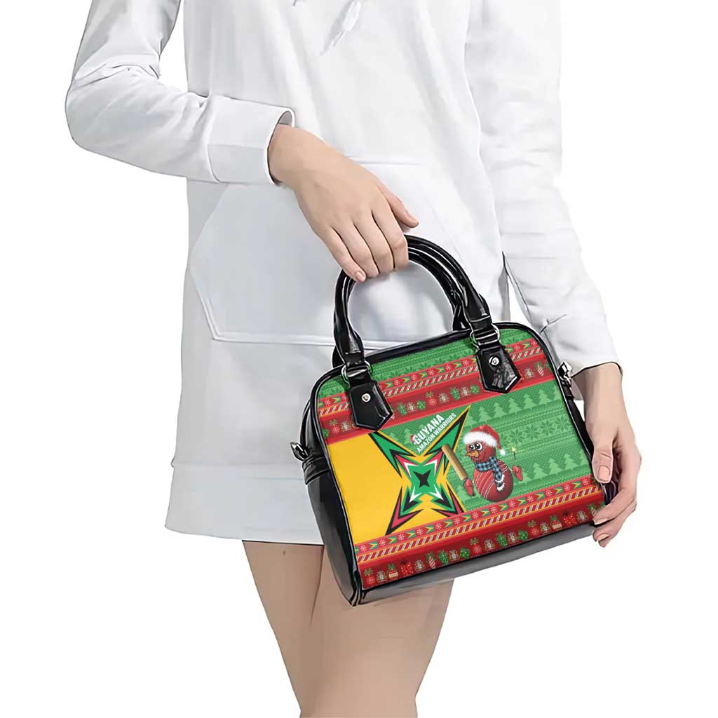 Guyana Cricket Christmas Shoulder Handbag Amazon Warriors Merry Xmas LT14