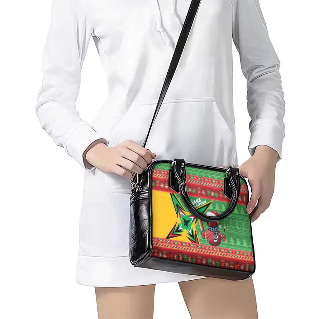 Guyana Cricket Christmas Shoulder Handbag Amazon Warriors Merry Xmas LT14